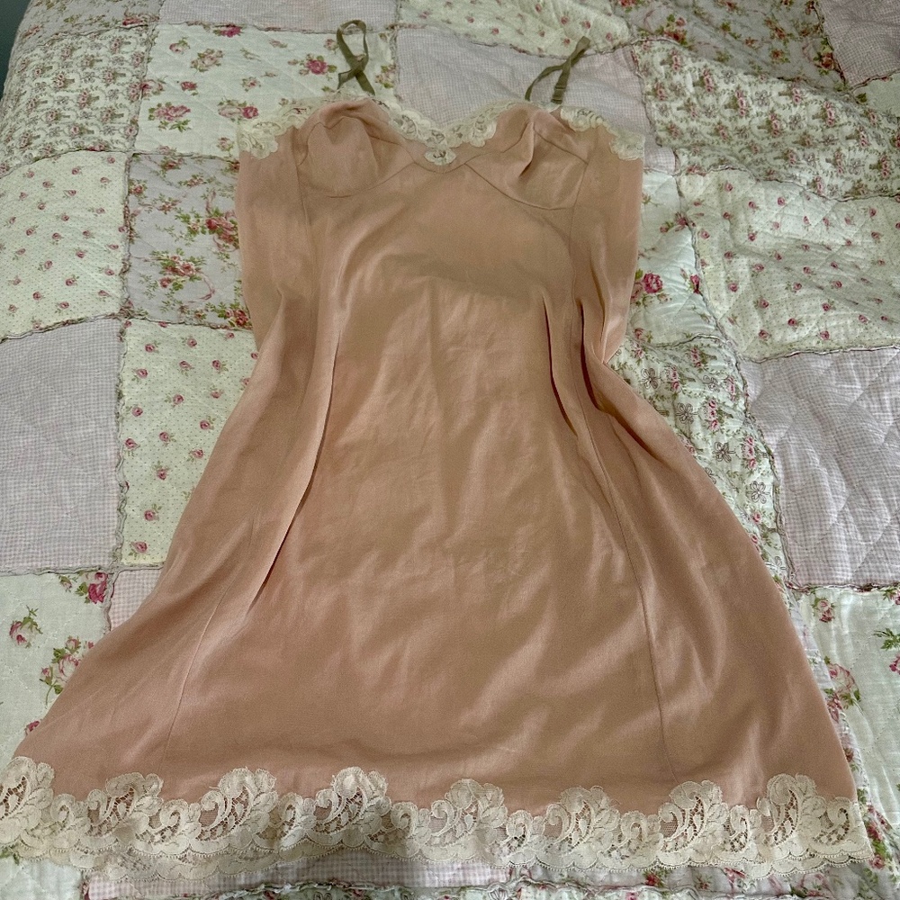 emilio pucci pink slip dress